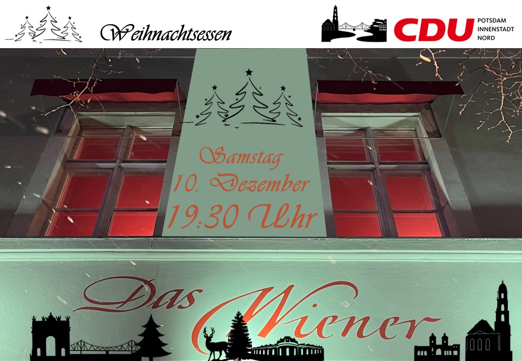 Mitglieder Weihnachtsessen am 10. Dezember 2022